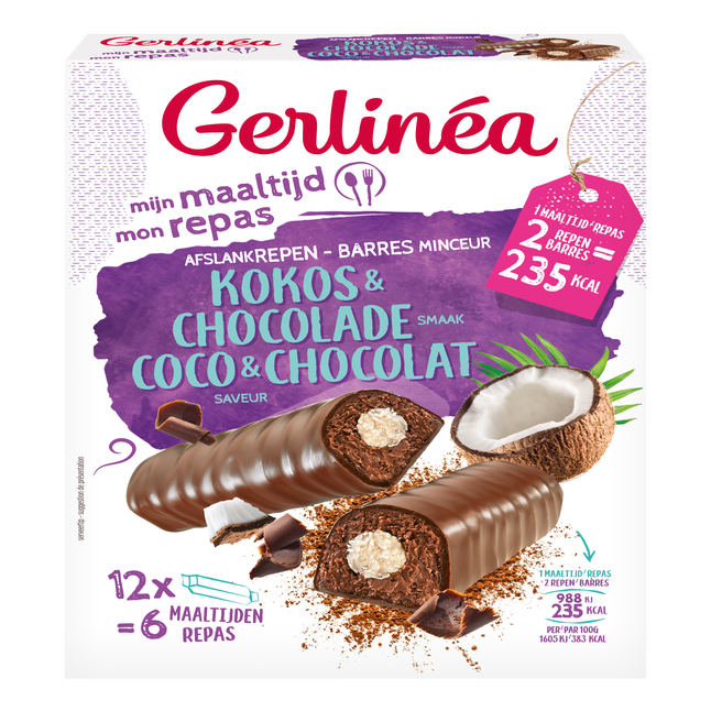 Gerlinéa, Barre, Cacahuète nougat, Substitut de repas