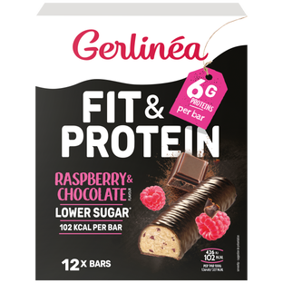 Fit & Protein Barres Chocolat & Framboise 12-pack