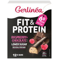 Fit & Protein Repen Framboos Chocolade 12-pack