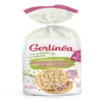 GERLINEA Galettes de maïs à la crème, oignon et ciboulette