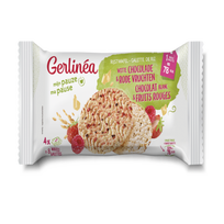 GERLINEA Galettes de riz au chocolat blanc et aux fruits rouges