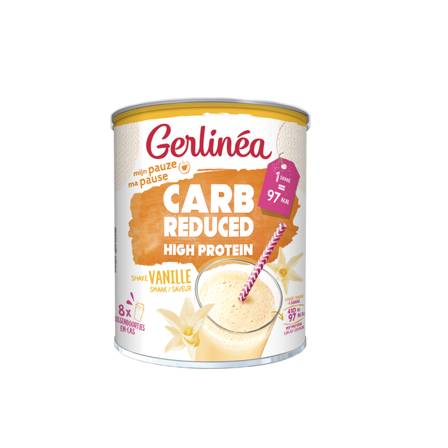 GERLINEA - Milk-shake protéiné - Fit & Protein - Cookie caramel