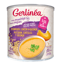 GERLINEA Soupe Minceur Potiron, Lentilles Et Quinoa