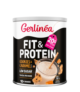 GERLINEA Fit & Protein Shake Cookies & Caramel 340 g