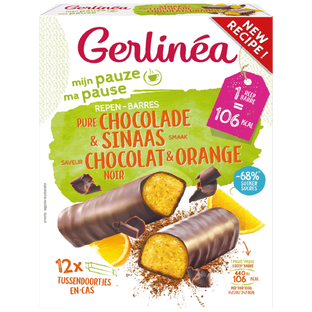 GERLINEA Barre Chocolat Noir & Orange