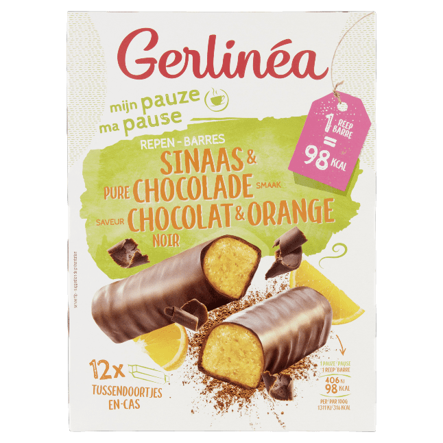 Gerlinéa Barres Chocolat Et Noisettes 8 Pièces